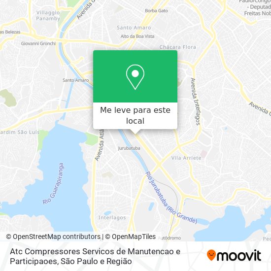 Atc Compressores Servicos de Manutencao e Participaoes mapa