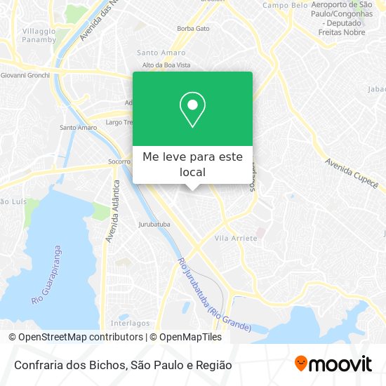 Confraria dos Bichos mapa