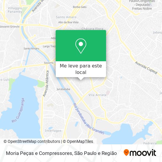 Moria Peças e Compressores mapa