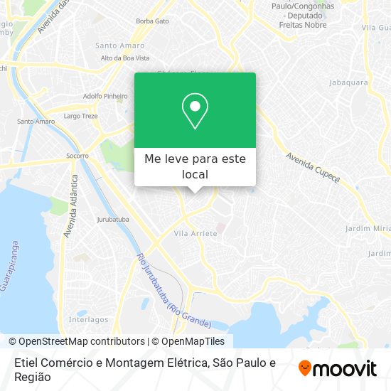 Etiel Comércio e Montagem Elétrica mapa