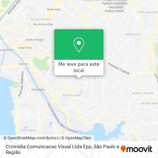 Cromidia Comunicacao Visual Ltda Epp mapa