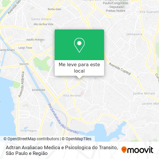 Adtran Avaliacao Medica e Psicologica do Transito mapa