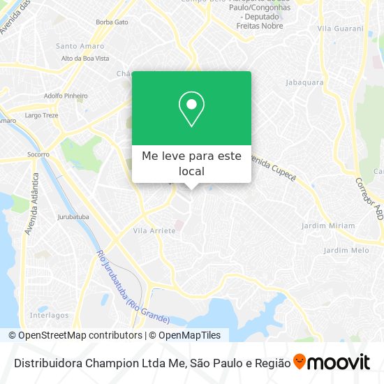Distribuidora Champion Ltda Me mapa