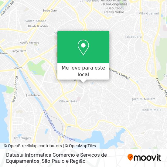 Datasui Informatica Comercio e Servicos de Equipamentos mapa