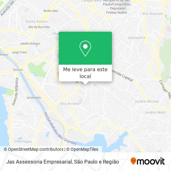 Jas Assessoria Empresarial mapa