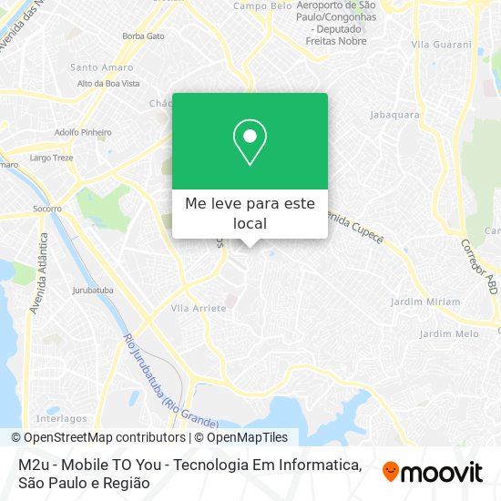 M2u - Mobile TO You - Tecnologia Em Informatica mapa