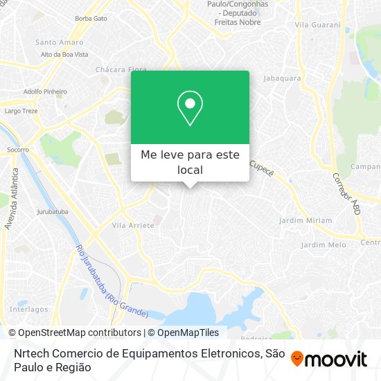 Nrtech Comercio de Equipamentos Eletronicos mapa