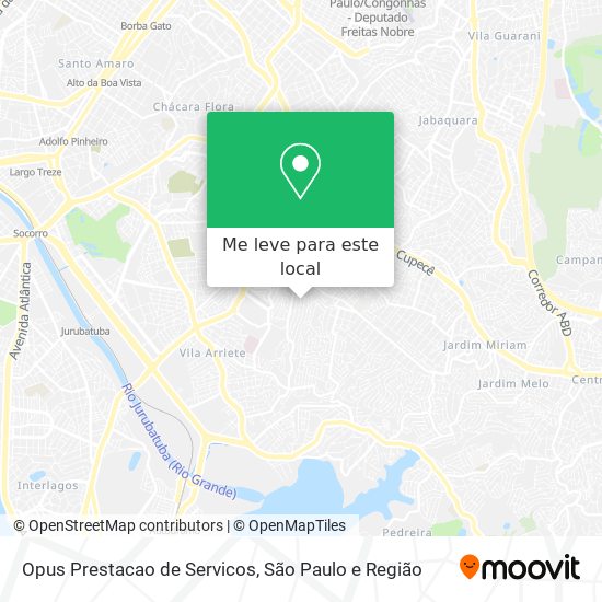 Opus Prestacao de Servicos mapa