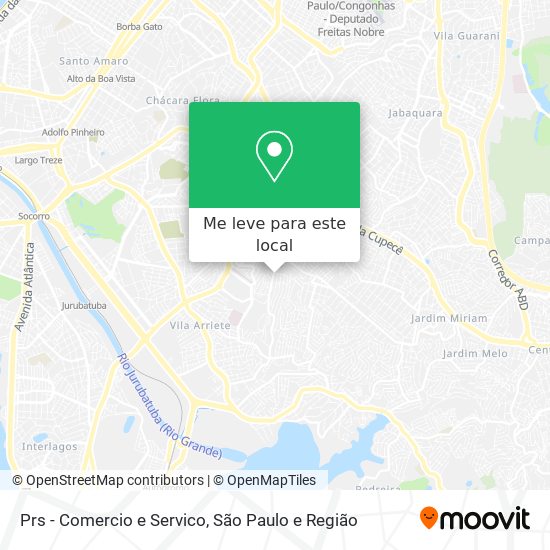 Prs - Comercio e Servico mapa