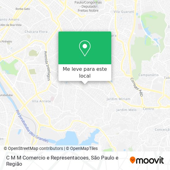 C M M Comercio e Representacoes mapa