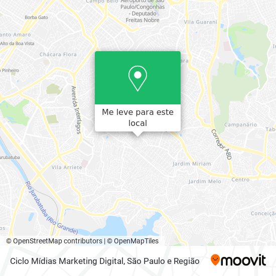 Ciclo Mídias Marketing Digital mapa