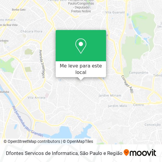 Dfontes Servicos de Informatica mapa