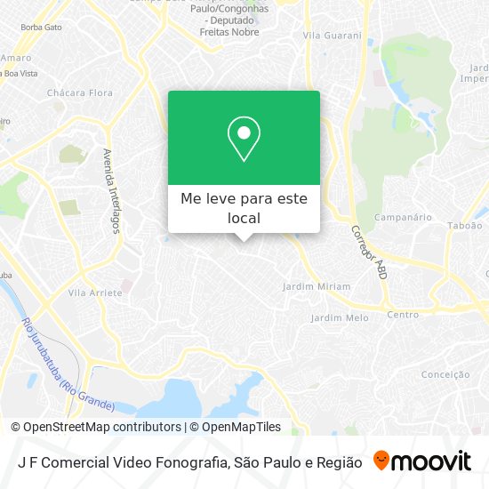 J F Comercial Video Fonografia mapa