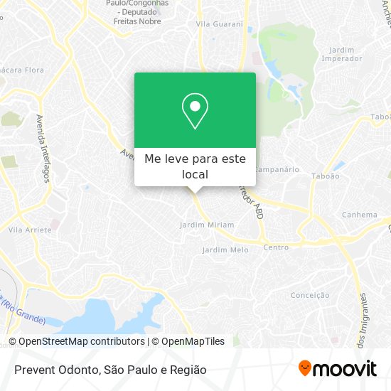 Prevent Odonto mapa