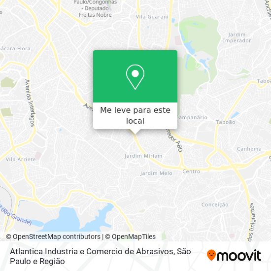 Atlantica Industria e Comercio de Abrasivos mapa