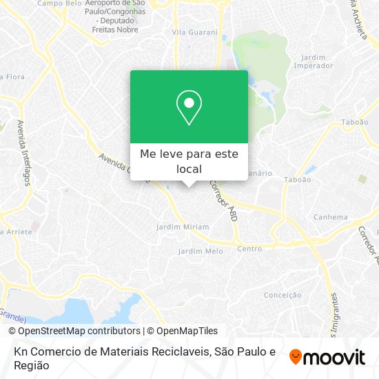 Kn Comercio de Materiais Reciclaveis mapa