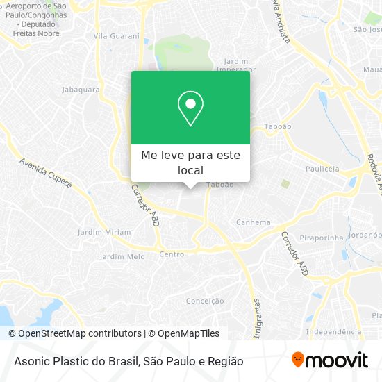 Asonic Plastic do Brasil mapa