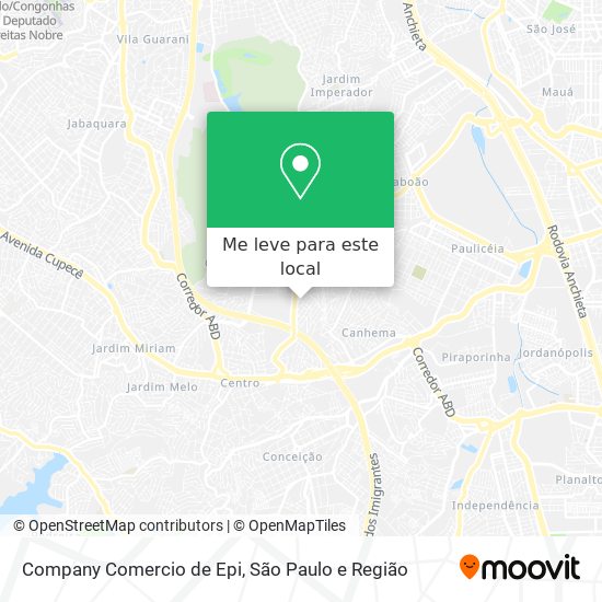 Company Comercio de Epi mapa