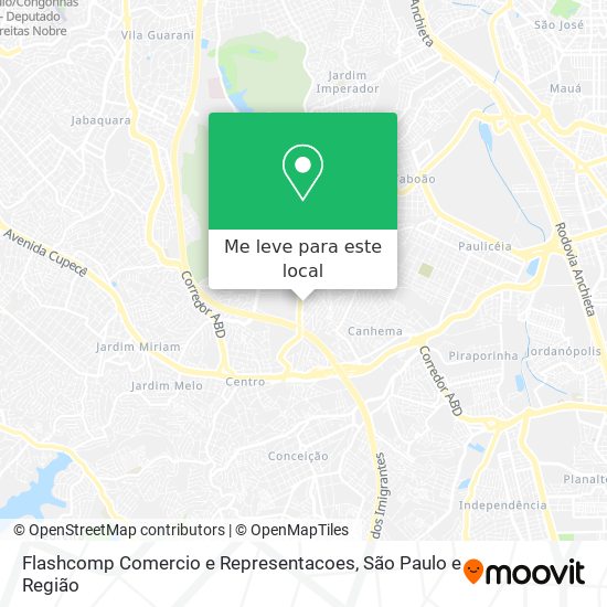 Flashcomp Comercio e Representacoes mapa