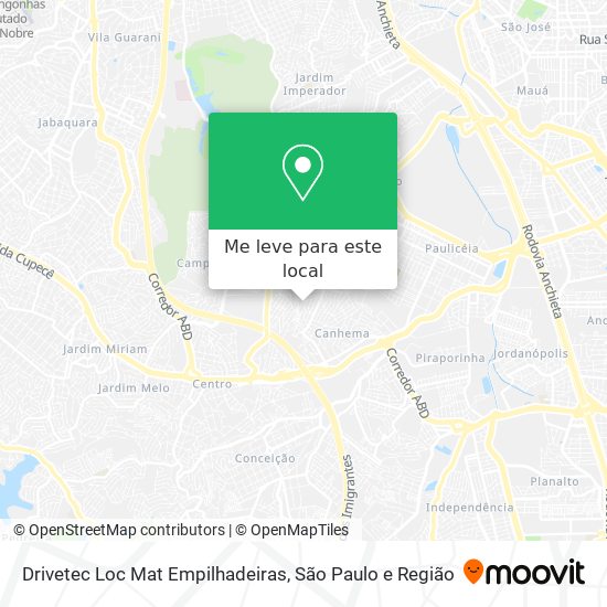 Drivetec Loc Mat Empilhadeiras mapa