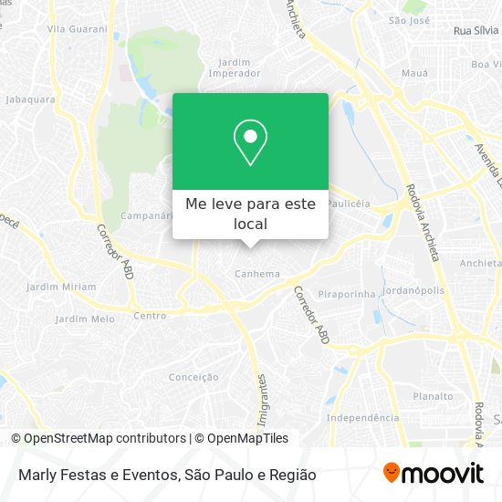 Marly Festas e Eventos mapa