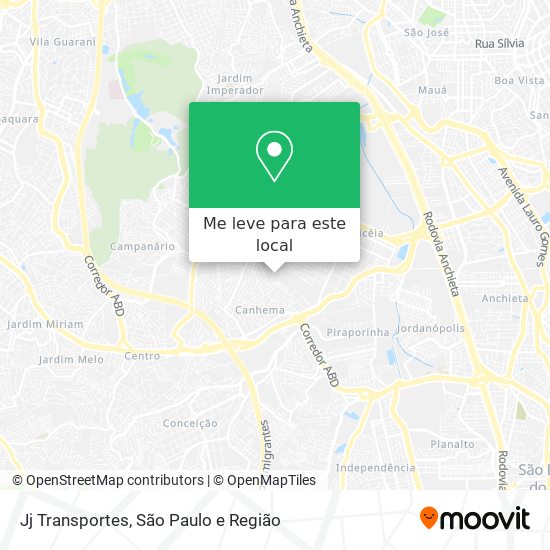 Jj Transportes mapa