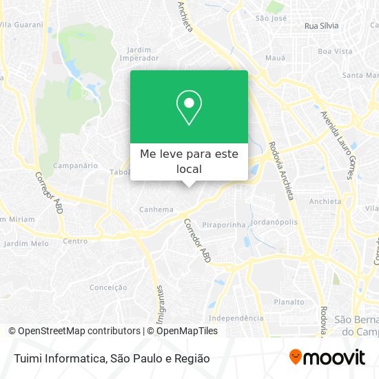 Tuimi Informatica mapa