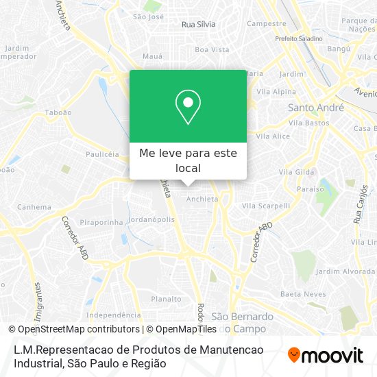 L.M.Representacao de Produtos de Manutencao Industrial mapa