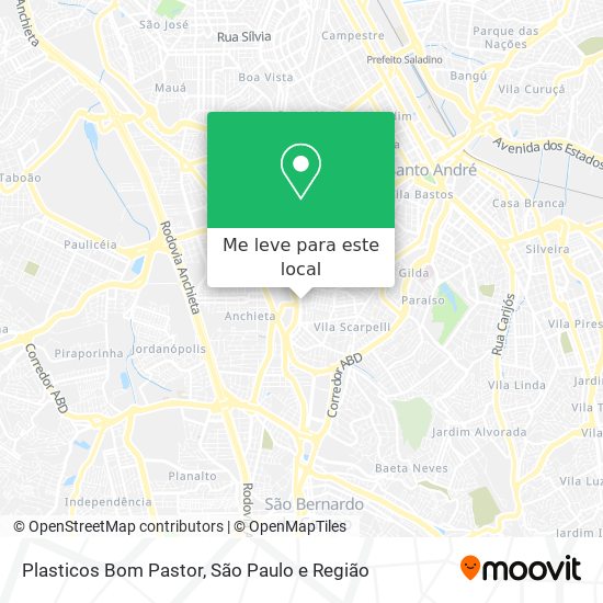 Plasticos Bom Pastor mapa