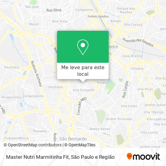 Master Nutri Marmitinha Fit mapa