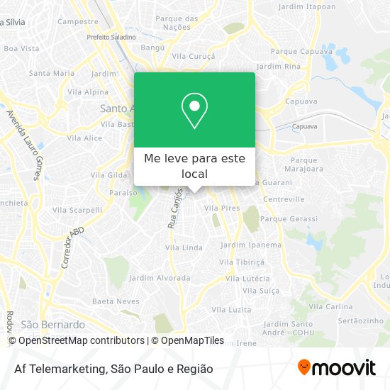 Af Telemarketing mapa