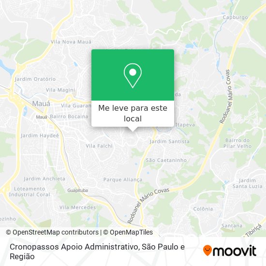 Cronopassos Apoio Administrativo mapa