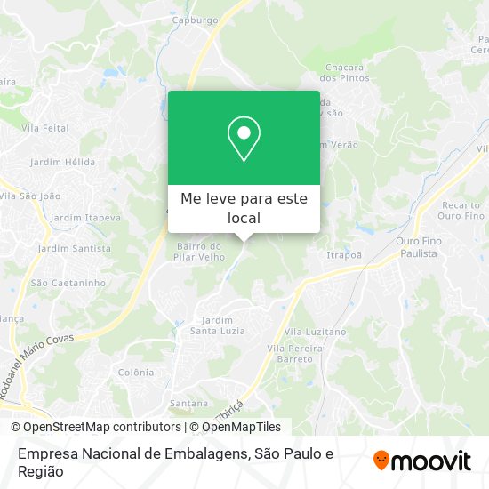 Empresa Nacional de Embalagens mapa