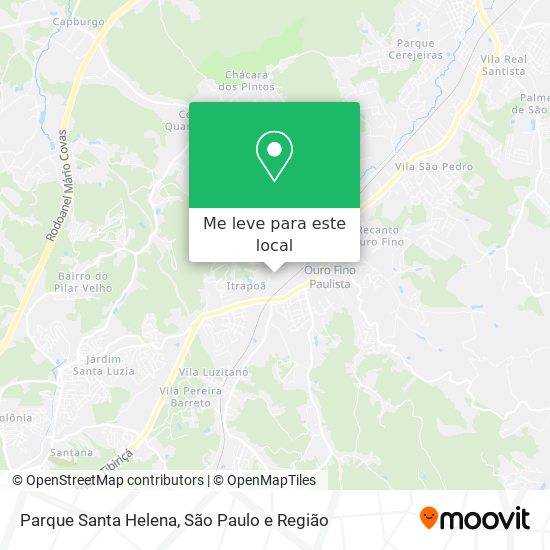 Parque Santa Helena mapa