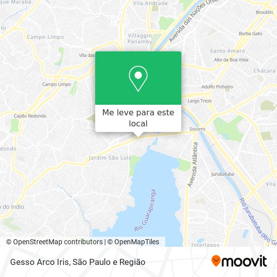 Gesso Arco Iris mapa