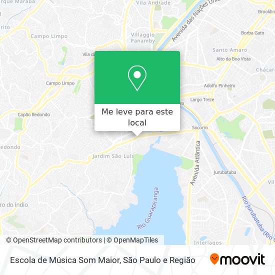 Escola de Música Som Maior mapa