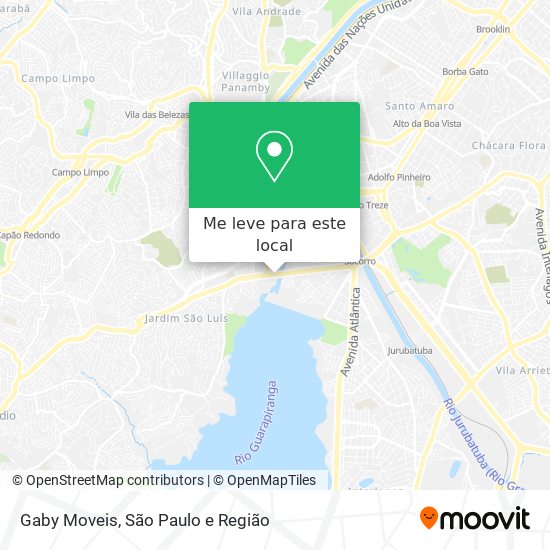 Gaby Moveis mapa