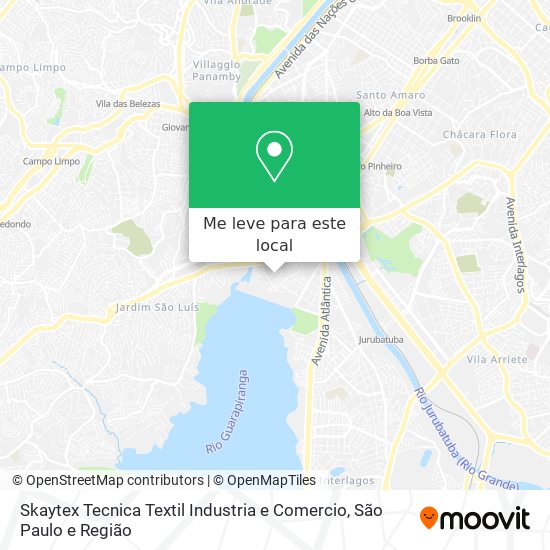 Skaytex Tecnica Textil Industria e Comercio mapa