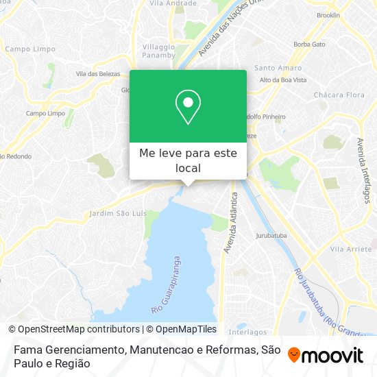 Fama Gerenciamento, Manutencao e Reformas mapa