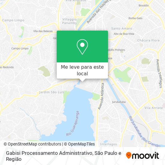 Gabisi Processamento Administrativo mapa