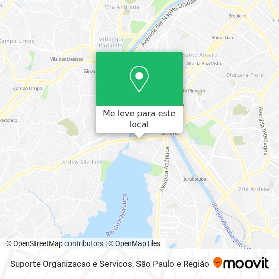 Suporte Organizacao e Servicos mapa