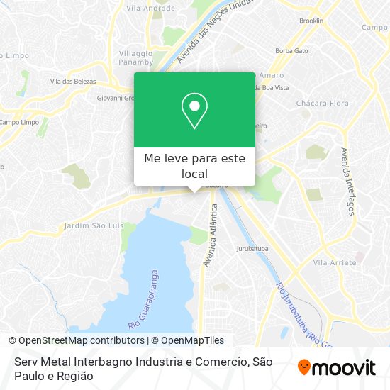 Serv Metal Interbagno Industria e Comercio mapa