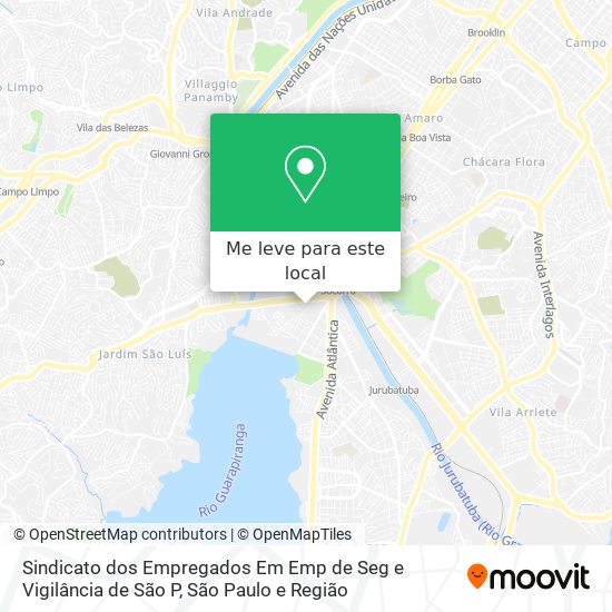 Sindicato dos Empregados Em Emp de Seg e Vigilância de São P mapa