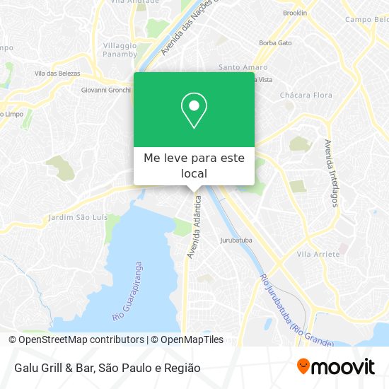 Galu Grill & Bar mapa