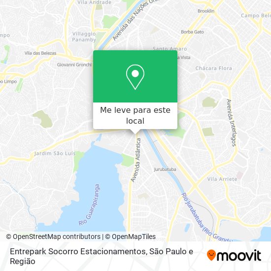 Entrepark Socorro Estacionamentos mapa