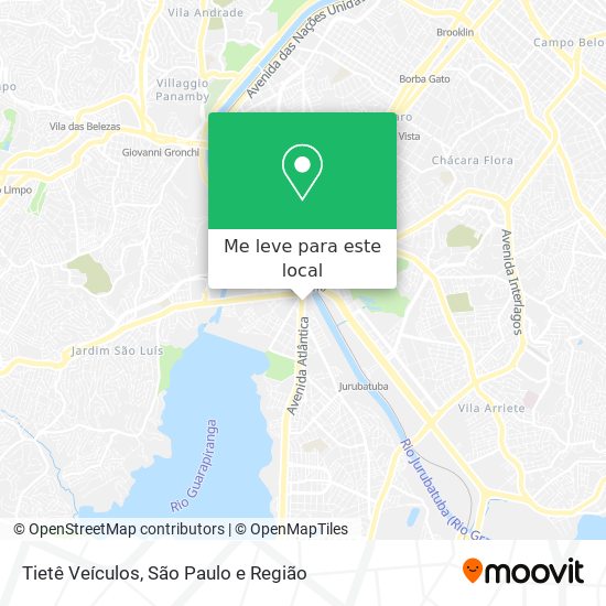 Tietê Veículos mapa