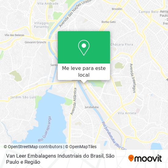 Van Leer Embalagens Industriais do Brasil mapa