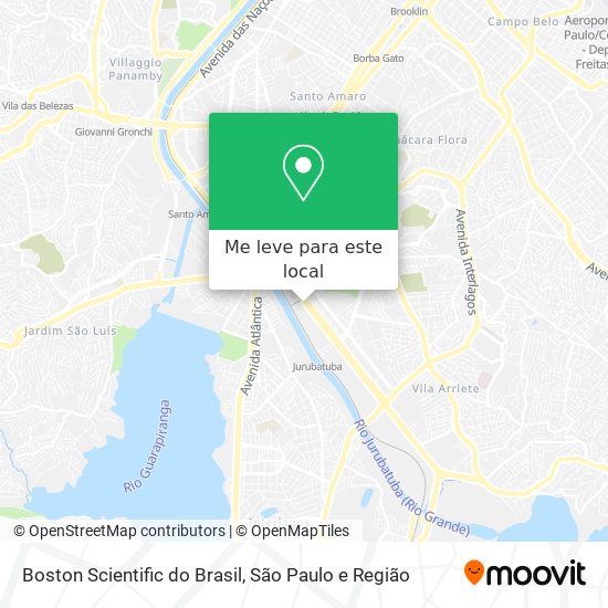 Boston Scientific do Brasil mapa