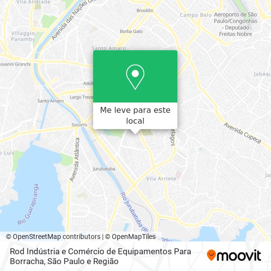 Rod Indústria e Comércio de Equipamentos Para Borracha mapa