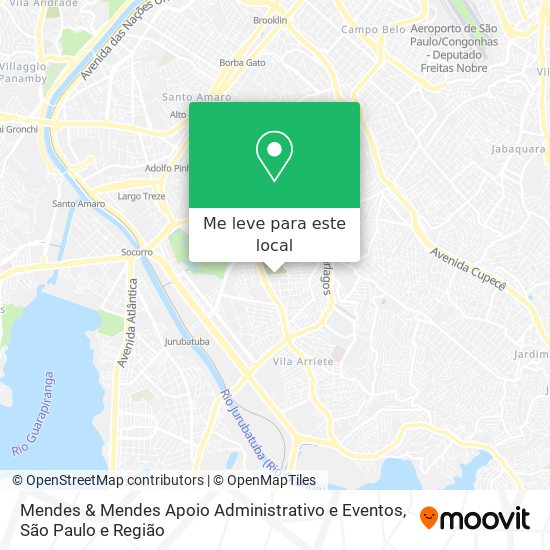 Mendes & Mendes Apoio Administrativo e Eventos mapa